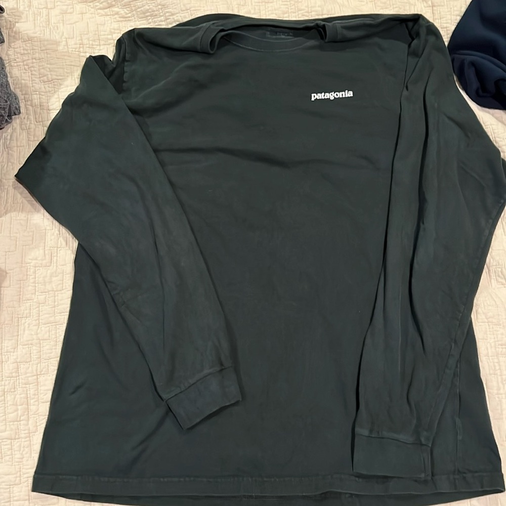 Forrest green Patagonia long sleeve T shirt XL